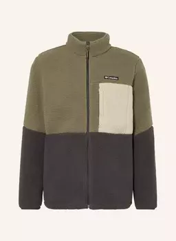 Флисовая куртка mountainside Columbia, цвет KHAKI/DUNKELGRAU/CREME