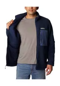 Флисовая куртка "mountainside" воротник-стойка Columbia, цвет 495 collegiate nav