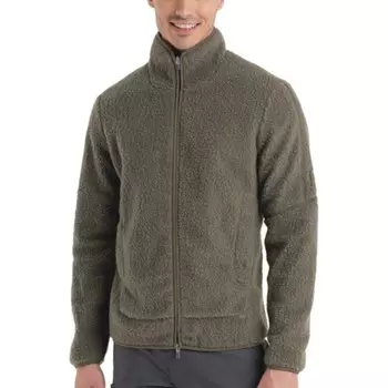 Флисовая куртка мужская Icebreaker, оливково-зеленый