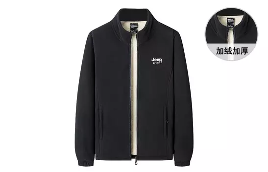 Флисовая куртка мужская Jeep Spirit, черный