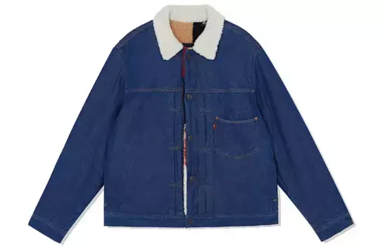 Флисовая куртка мужская синий Levis