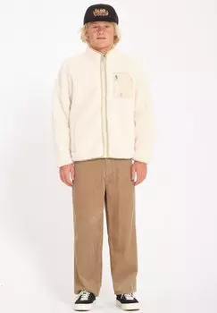 Флисовая куртка MUZZER FUZZAR ZIP UP Volcom, цвет dirty white