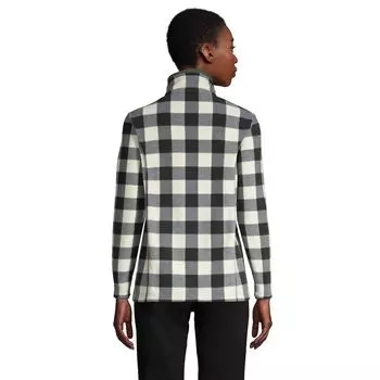 Флисовая куртка на молнии Petite Lands' End Lands' End, черный