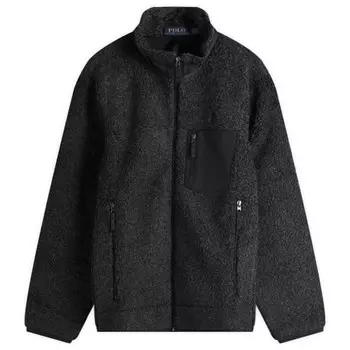 Флисовая куртка на молнии Polo Ralph Lauren, черный