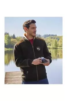 Флисовая куртка на подкладке из шерпы Atlas for Men, черный