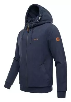 Флисовая куртка Natte Ragwear, темно-синий меланж