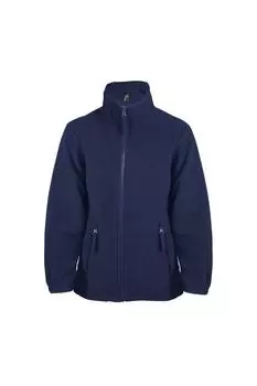 Флисовая куртка North на молнии SOL'S, темно-синий