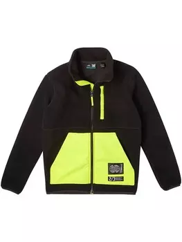 Флисовая куртка O'Neill Fleecejacke Progressive, цвет Schwarz/Neongrn