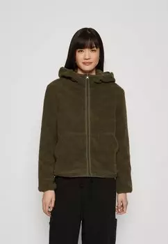 Флисовая куртка ONLJACKY HOOD JACKET ONLY, цвет kalamata