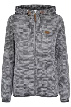 Флисовая куртка Oxmo Pebbles, светло-серый