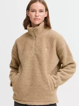 Флисовая куртка oxtolirone Oxmo, бежевый