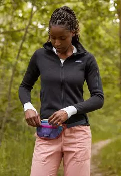 Флисовая куртка Patagonia, черный