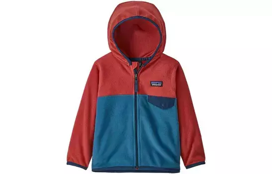 Флисовая куртка Patagonia для мальчиков Micro D Snap-T, цвет Wavy Blue