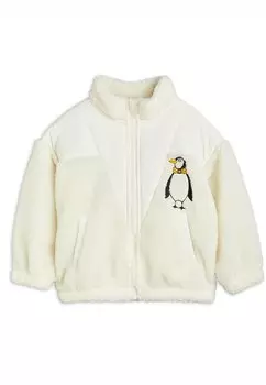 Флисовая куртка Penguin Zip Unisex Mini Rodini, белый