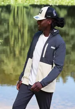 Флисовая куртка PFG UNCHARTED FLEECE FULL ZIP Columbia, антрацит