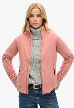 Флисовая куртка POLAR FULL ZIP Superdry, розовый