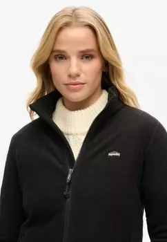 Флисовая куртка POLAR Superdry, черный