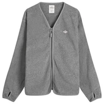 Флисовая куртка Polartec с v-образным вырезом Danton, серый