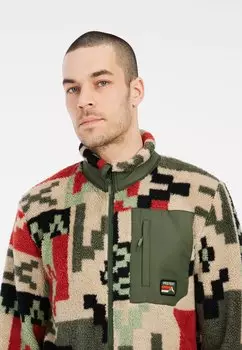 Флисовая куртка Protest, темно-зеленый