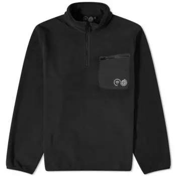 Флисовая куртка Purple Mountain Observatory с молнией до половины, черный