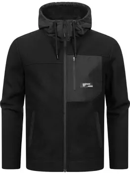Флисовая куртка ragwear Brodney, черный