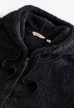 Флисовая куртка REGULAR FIT BORG ZIP THROUGH Next, темно-синий