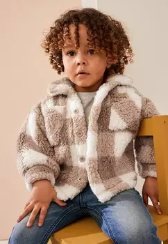 Флисовая куртка REGULAR FIT Next, коричневый
