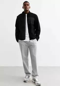 Флисовая куртка REGULAR New Look, черный