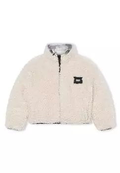 Флисовая куртка Reversible Puffer DKNY, цвет violet vert