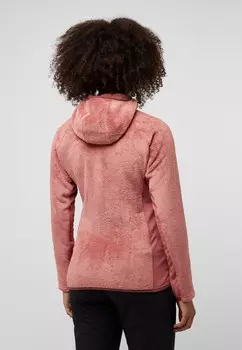 Флисовая куртка ROTWAND HOODED Jack Wolfskin, светло-розовый