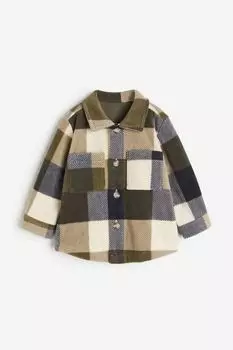 Флисовая куртка-рубашка H&M