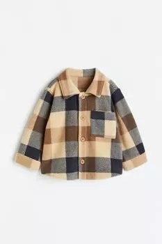 Флисовая куртка-рубашка H&M