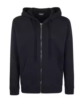 Флисовая куртка с капюшоном и молнией Dondup, синий