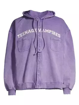 Флисовая куртка с капюшоном Liberal Youth Ministry, фиолетовый