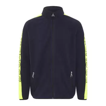 Флисовая куртка с крупной надписью на рукаве. CHIEMSEE, цвет blau