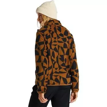 Флисовая куртка с молнией Boundary женская Billabong, цвет Walnut