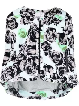 Флисовая куртка с принтом Natasha Zinko, мультиколор