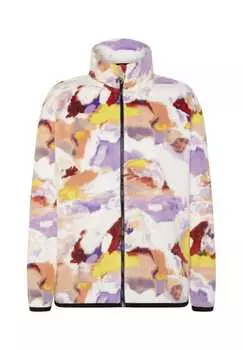 Флисовая куртка с рисунком по всей поверхности Chiemsee, мультиколор