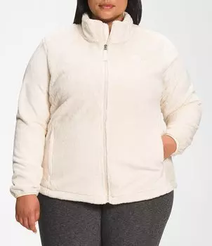 Флисовая куртка с воротником-стойкой и воротником-стойкой The North Face Plus Size Osito Raschel, слоновая кость