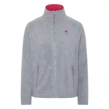 Флисовая куртка с высоким воротником POLO SYLT, цвет grau