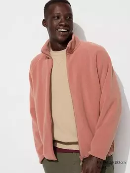 Толстовка унисекс Uniqlo Fleece Zipped, 12 розовый