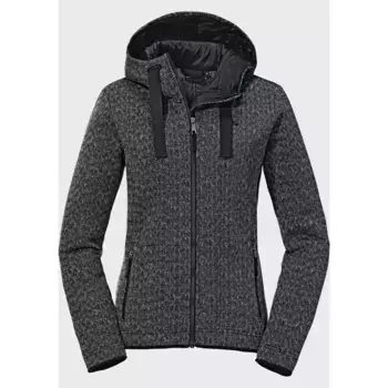 Флисовая куртка Schffel "Fleece Hoody Aurora L", с капюшоном, черный
