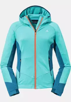 Флисовая куртка Schffel "Fleece Hoody Forillon L", с капюшоном, зеленый