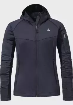 Флисовая куртка Schffel "Fleece Hoody Hydalen L", с капюшоном, синий