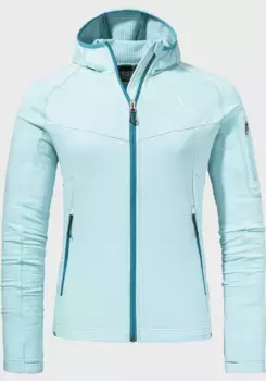 Флисовая куртка Schffel "Fleece Hoody Hydalen L", с капюшоном, синий