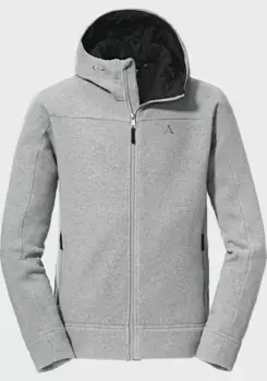 Флисовая куртка Schffel "Fleece Hoody Lakefield M", с капюшоном, серый