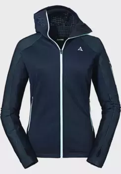 Флисовая куртка Schffel "Fleece Hoody Rotbach L", с капюшоном, синий