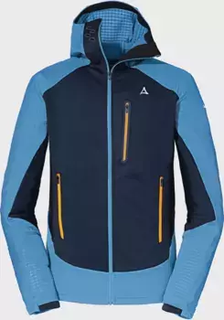 Флисовая куртка Schffel "Fleece Hoody Rotbach M", с капюшоном, синий