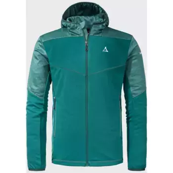 Флисовая куртка Schffel "Fleece Hoody Svardalen M", с капюшоном, зеленый