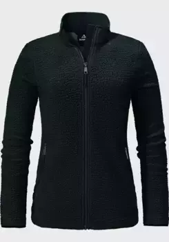 Флисовая куртка Schffel "Fleece Jacket Atlanta L", без капюшона, черный